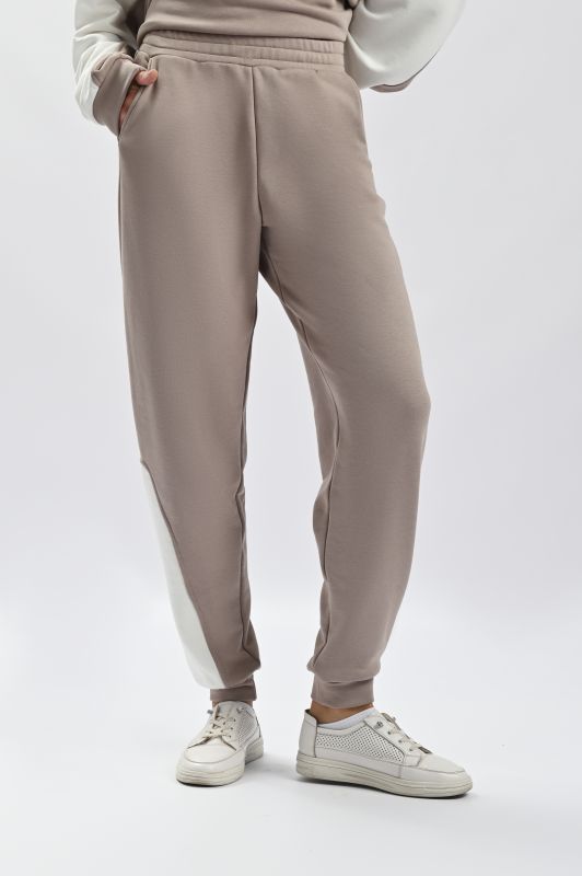 Брюки жіночі EL 31525, р.XL, latte cream