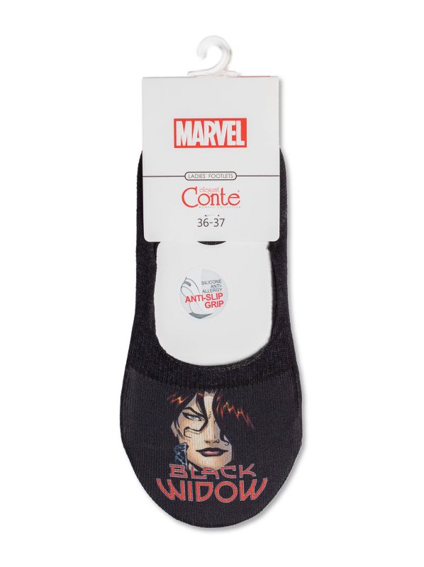Підслідники жіночі бавовняні CE MARVEL 20С-28СПM, р.25, 219 чорний