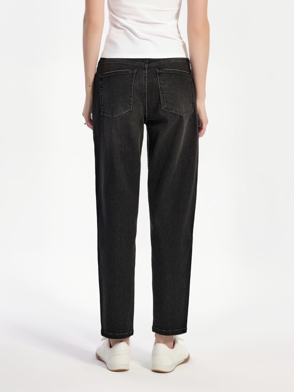 Брюки джинсові жіночі CON-832, р.170-94, washed black