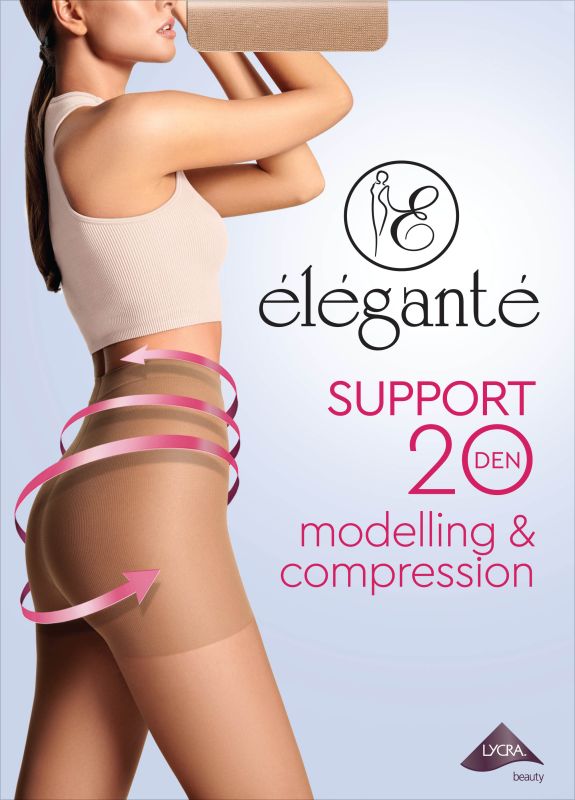 Колготки жіночі EL SUPPORT 20, р.5, nero