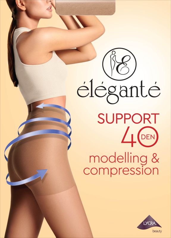 Колготки жіночі EL SUPPORT 40, р.5, nero