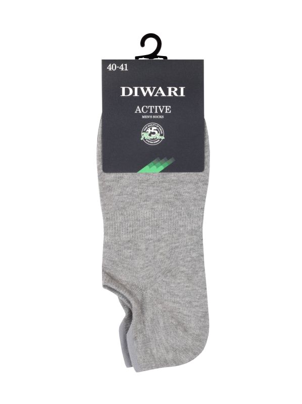 Шкарпетки чоловічі DW ACTIVE (ультракороткі) 17С-144СП, р.29, 000 сірий