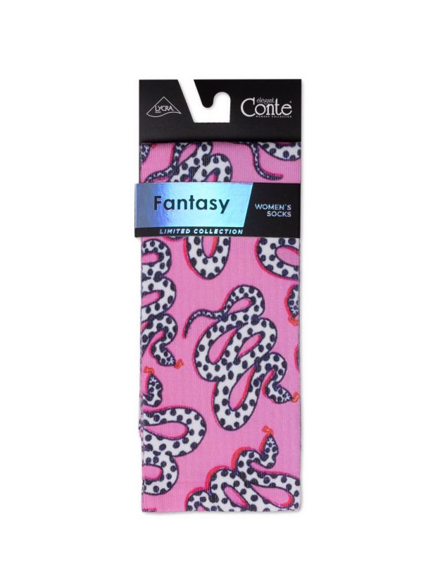 Жіночі шкарпетки бавовняні CE FANTASY 19С-236СП, р.23-25, 322 білий