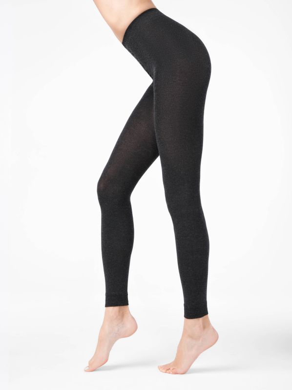 Легінси жіночі віскозні CASHMERE LEGGINGS 250, р.2, Nero