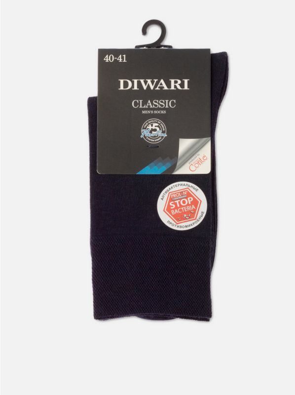 Шкарпетки чоловічі DW CLASSIC (антибактеріальні) 7С-40СП, р.29, 000 темно-синій