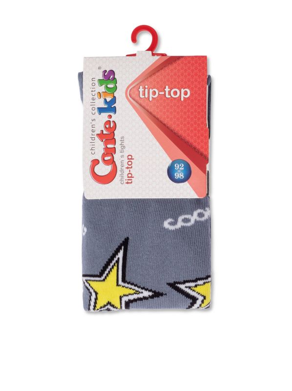 Колготки дитячі TIP-TOP, р.92-98, 466 чорний-сірий