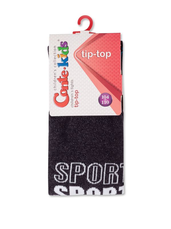 Колготки дитячі TIP-TOP, р.92-98, 466 чорний-сірий