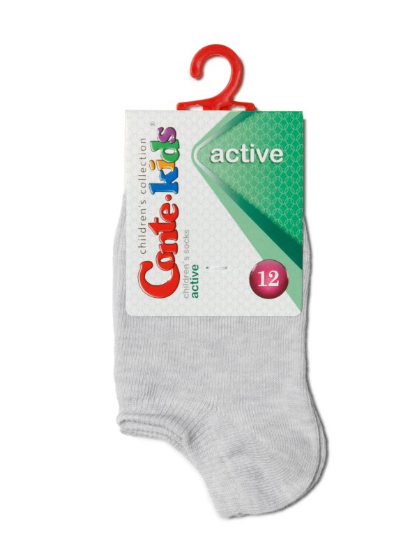 Шкарпетки дитячі ACTIVE (ультракороткі) 17С-63СП, р.24, 000 чорний
