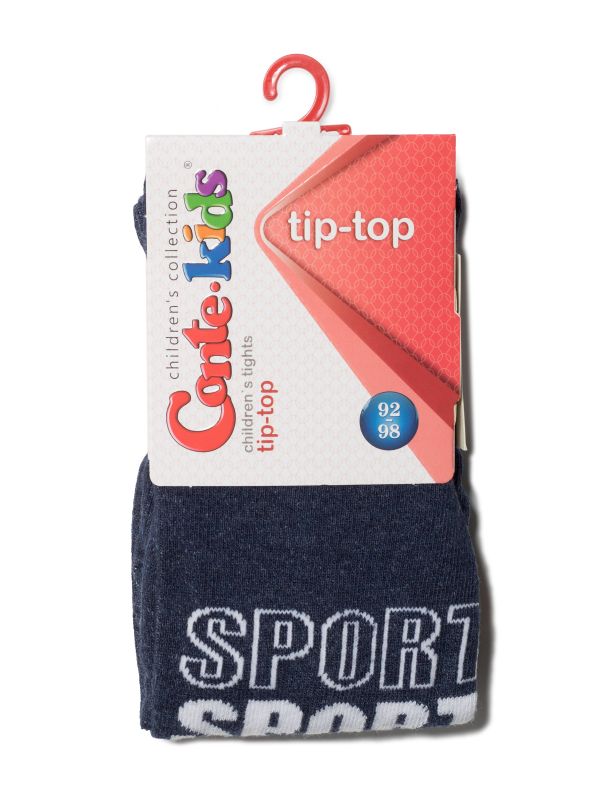 Колготки дитячі TIP-TOP, р.92-98, 466 чорний-сірий