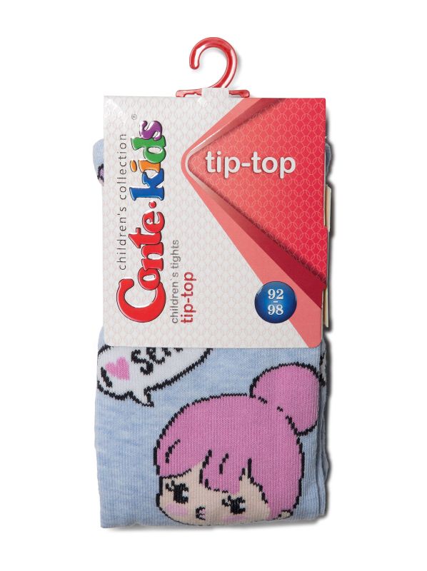 Колготки дитячі TIP-TOP, р.92-98, 466 чорний-сірий