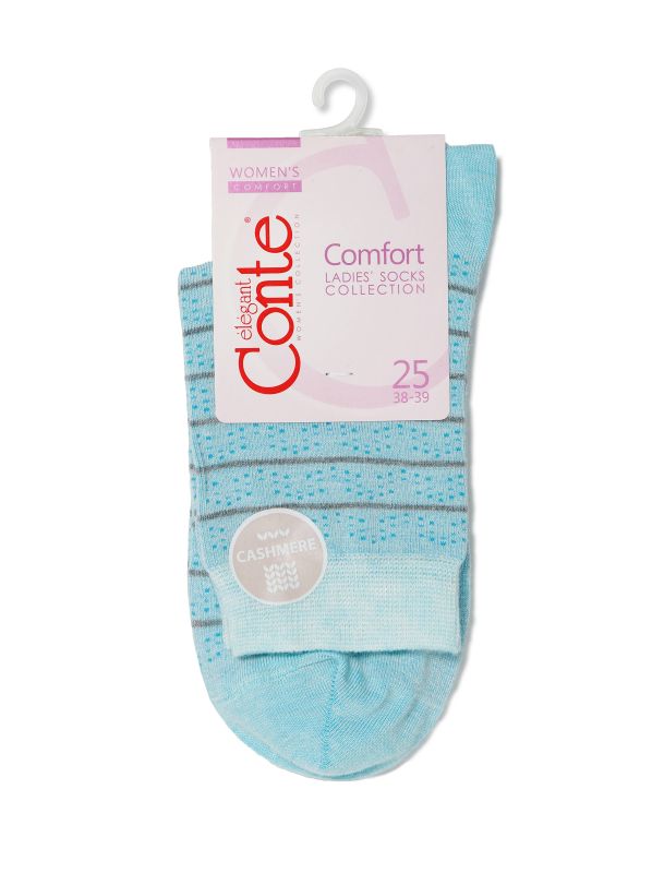 Жіночі шкарпетки віскозні COMFORT (кашемір) 14С-66СП, р.25, 047 какао