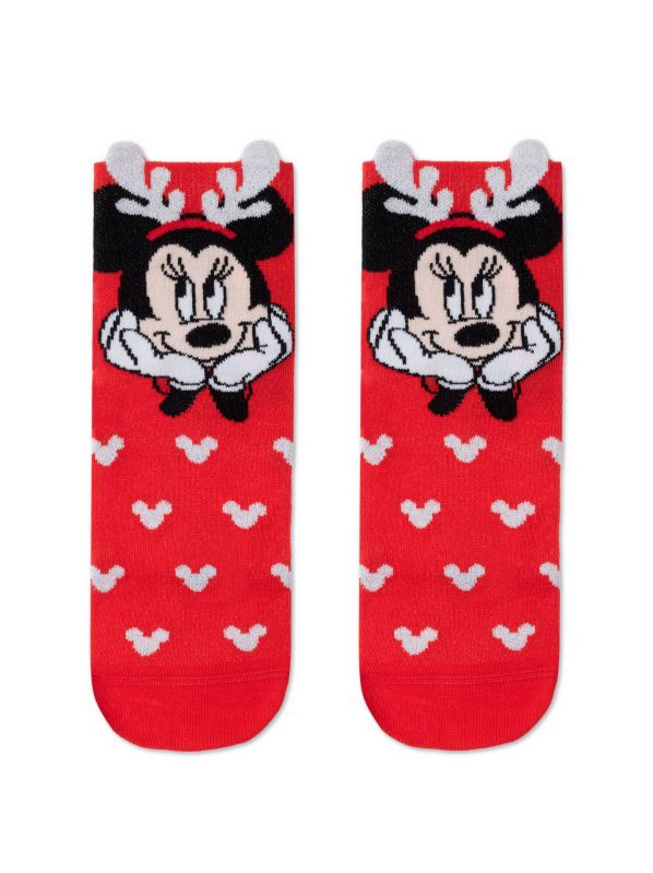 Шкарпетки дитячі CK NEW YEAR DISNEY 21С-66СПМ, р.20-22, 646 червоний