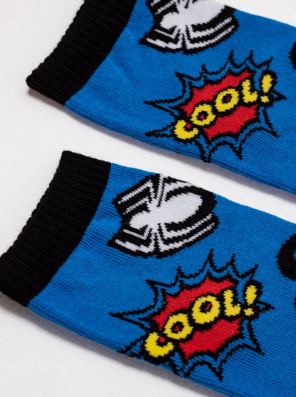 Шкарпетки дитячі CK MARVEL (короткі) 17С-133СПМ, р.22, 550 синій