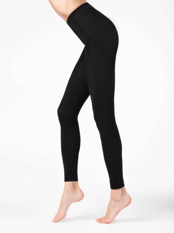 Легінси жіночі бавовняні COTTON LEGGINGS 250, р.6, Nero