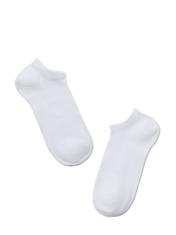 Жіночі шкарпетки бавовняні LEV L0258S (ультракороткі), р.25, 000 white
