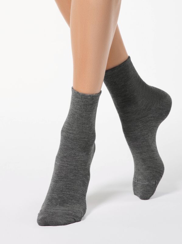 Жіночі шкарпетки віскозні COMFORT (ангора) 14С-114СП, р.25, 000 темно-сірий