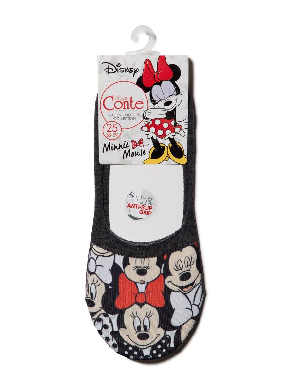 Підслідники жіночі бавовняні CE DISNEY 18С-198СПМ, р.25, 142 темно-сірий