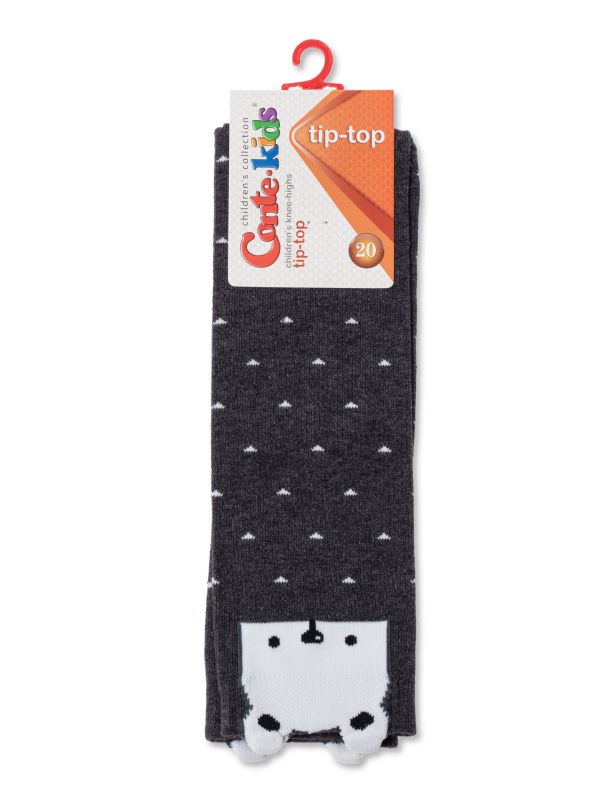 Напівпанчохи дитячі CK TIP-TOP (мордочки) 19С-141СП, р.22, 054 попелясто-рожевий