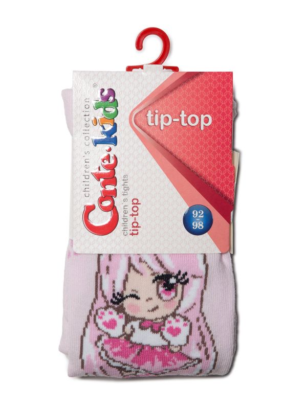 Колготки дитячі TIP-TOP, р.92-98, 466 чорний-сірий