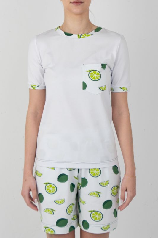 Піжама жіноча EL 70125, р.XL, white-limes
