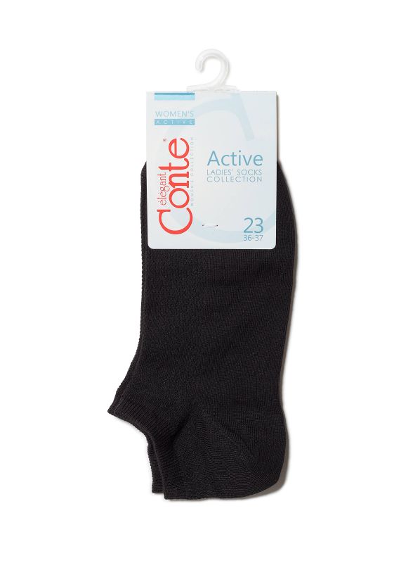 Жіночі шкарпетки бавовняні CE ACTIVE (короткі) 19С-183СП, р.25, 484 чорний