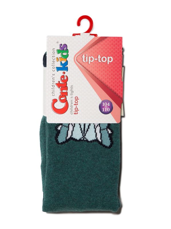 Колготки дитячі TIP-TOP, р.92-98, 466 чорний-сірий