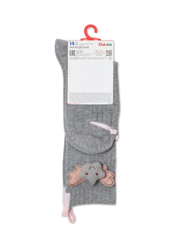 Шкарпетки дитячі CK TIP-TOP (декор) 20С-203СП, р.16, 574 сірий