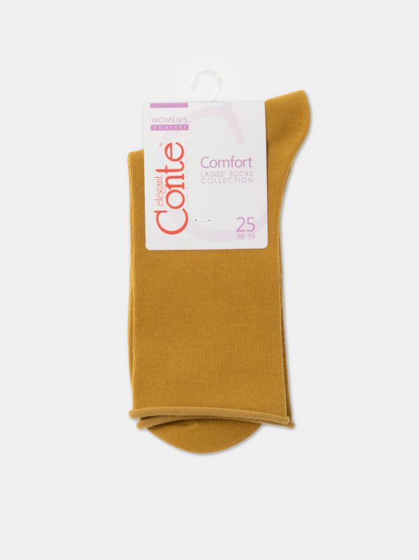 Жіночі шкарпетки бавовняні CE COMFORT (без резинки) 19С-101СП, р.25, 000 червоний