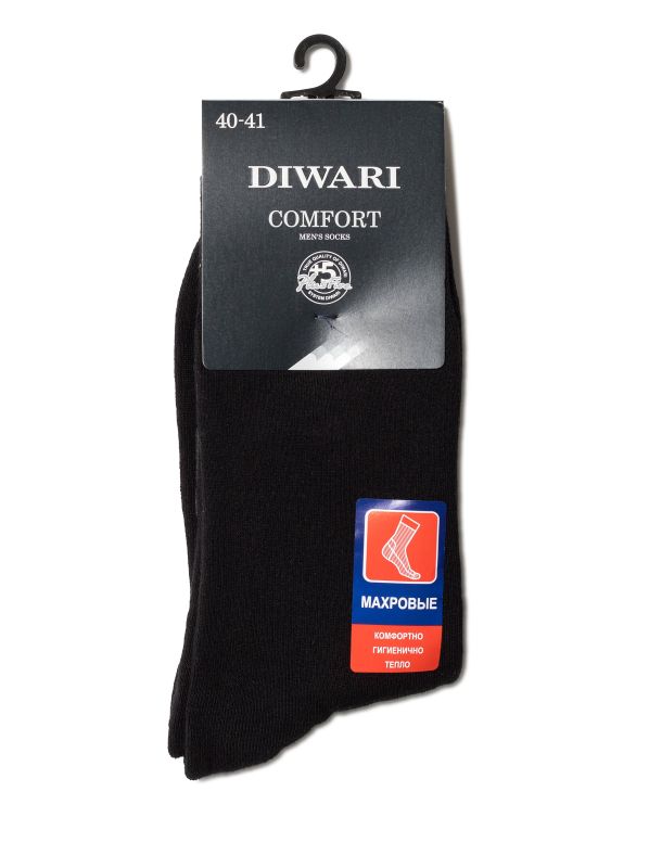 Шкарпетки чоловічі COMFORT (махрові) 7С-24СП, р.29, 000 чорний