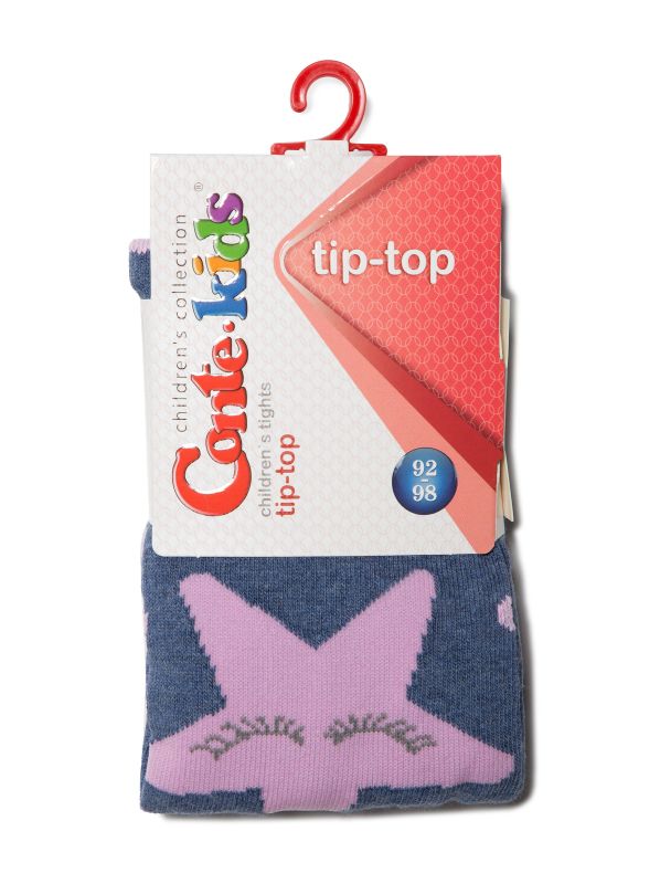 Колготки дитячі TIP-TOP, р.92-98, 466 чорний-сірий