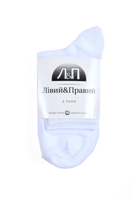 Набір шкарпеток жін. Л&П 110/3 пари (класичні), р.36-40, 00 чорний