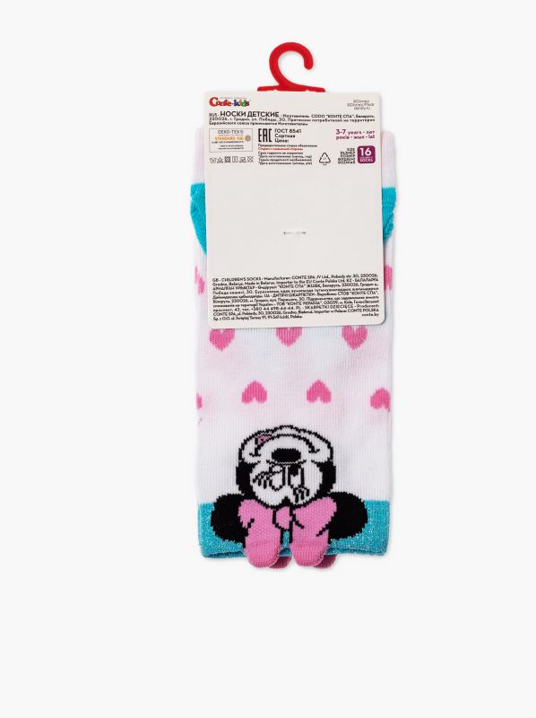 Шкарпетки дитячі DISNEY 17С-126СПМ, р.22, 350 світло-рожевий