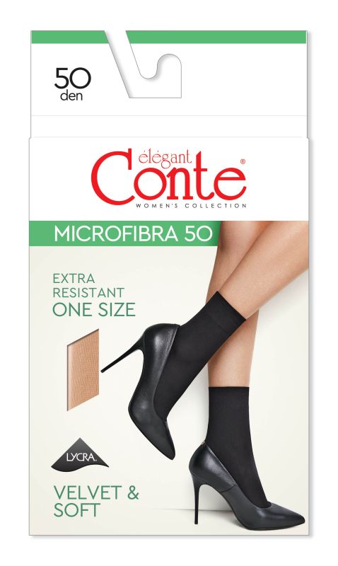 Жіночі шкарпетки MICROFIBRA 50 (1 пара), р.23-25, Shade