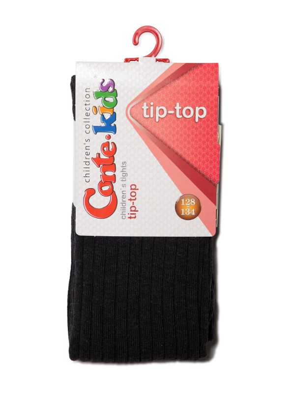 Колготки дитячі TIP-TOP, р.150-152, 466 чорний-сірий