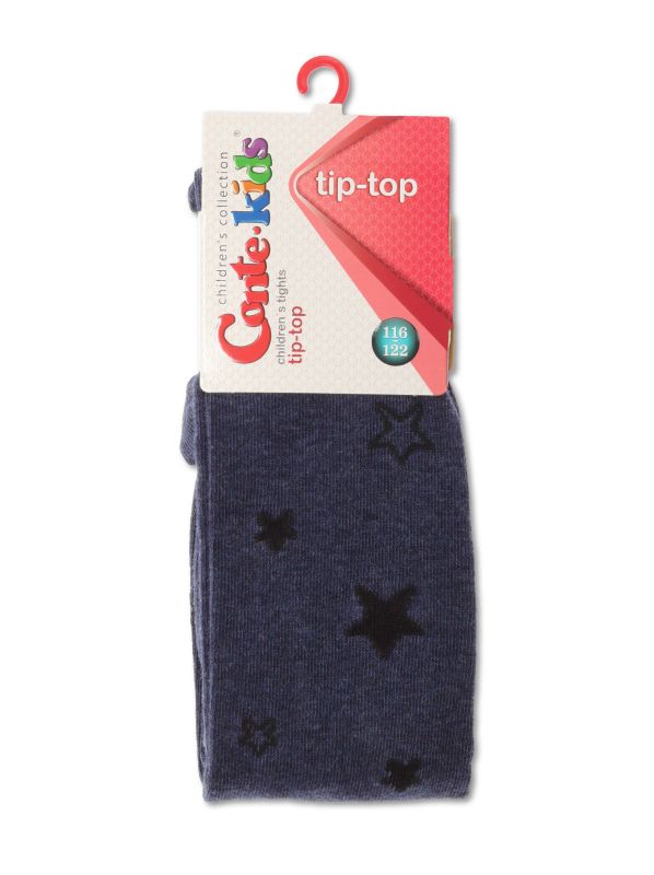 Колготки дитячі TIP-TOP, р.140-146, 466 чорний-сірий