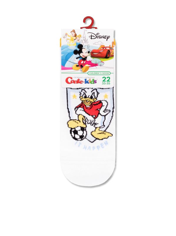 Шкарпетки дитячі DISNEY (ультракороткі) 17С-171СПМ, р.22, 370 білий
