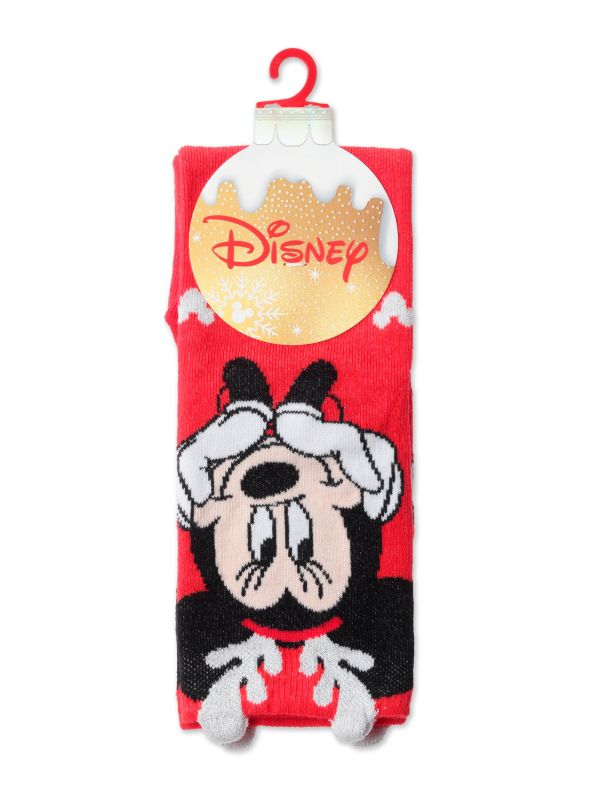 Жіночі шкарпетки бавовняні CE NEW YEAR DISNEY 21С-73СПМ, р.23-25, 646 червоний