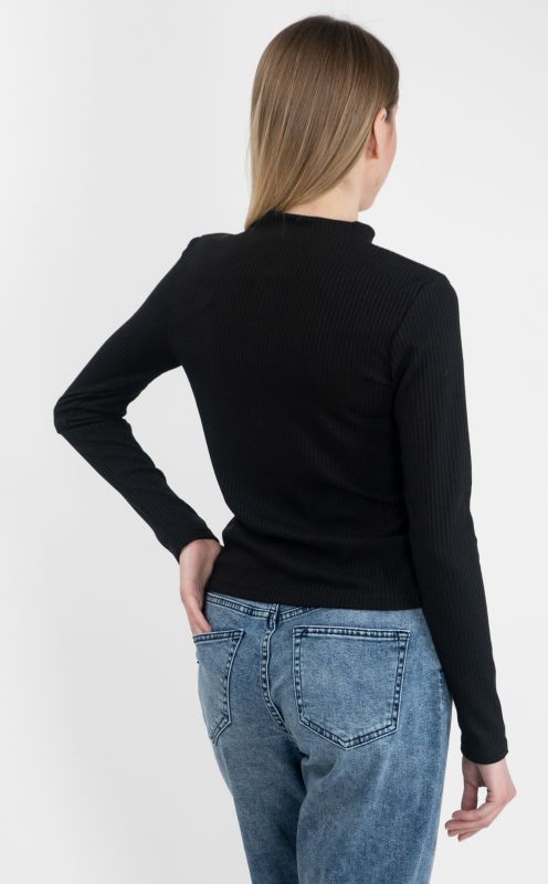 Джемпер жіночий EL 13323, S, black/zip