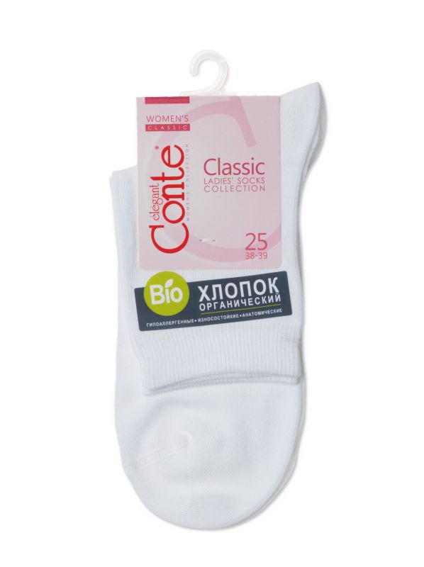 Жіночі шкарпетки бавовняні CE CLASSIC (bio) 21С-107СП, р.25, 000 чорний