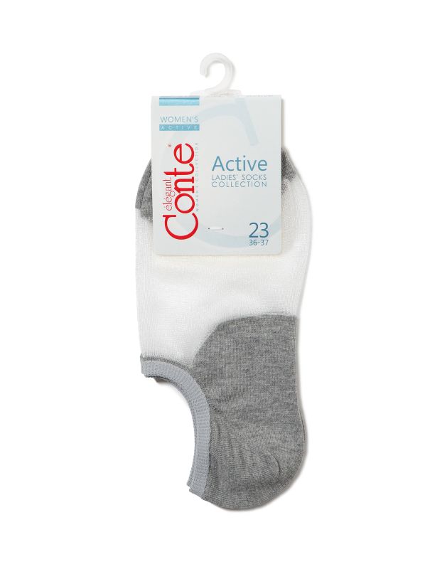 Жіночі шкарпетки бавовняні CE ACTIVE (ультракороткі) 18С-4СП, р.27, 000 чорний