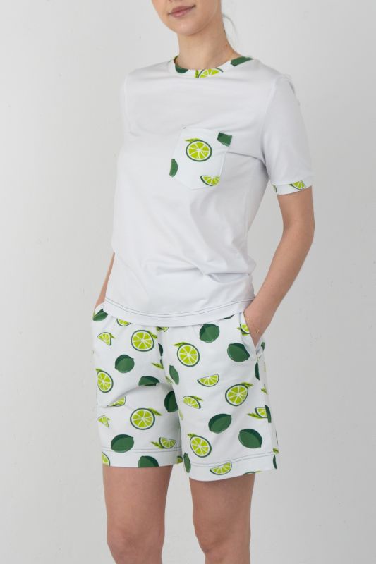 Піжама жіноча EL 70125, р.XL, white-limes