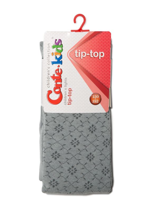 Колготки дитячі TIP-TOP, р.140-146, 466 чорний-сірий