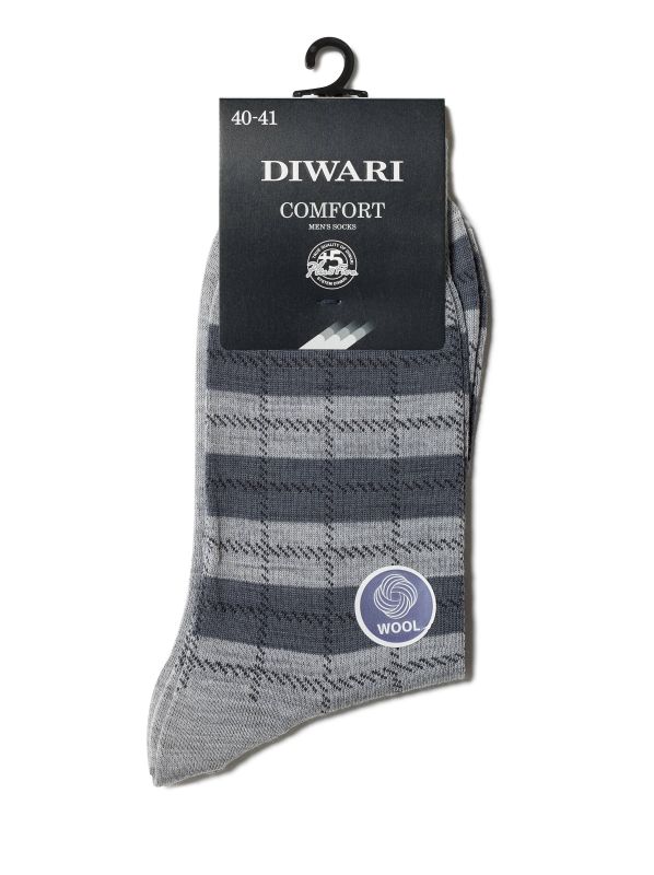 Шкарпетки чоловічі DW COMFORT (вовна) 16С-86СП, р.27, 051 графіт