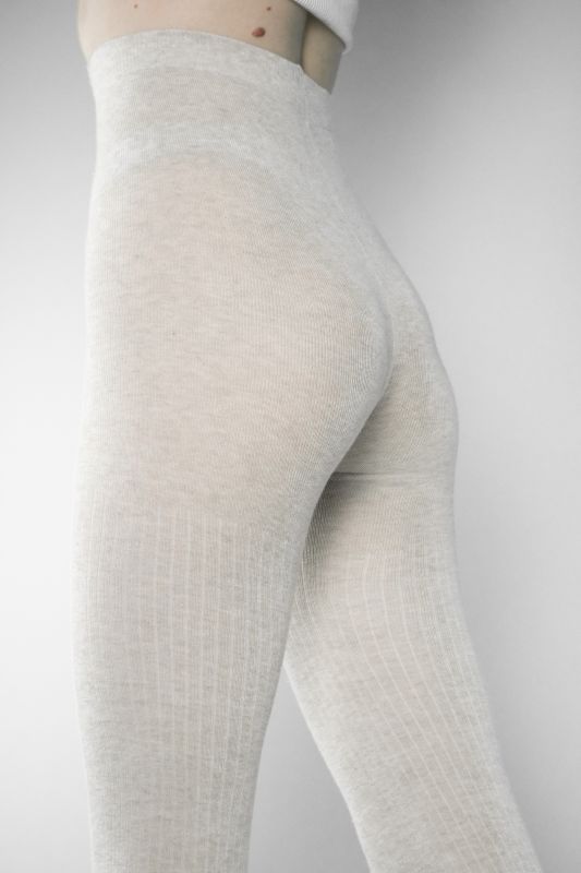 Колготки жіночі бавовняні EL COTTON 300 "рубчик", р.4, grafit
