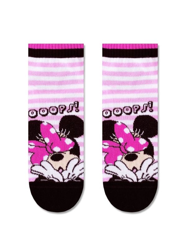 Шкарпетки дитячі DISNEY (короткі) 17С-127СПМ, р.22, 354 світло-рожевий