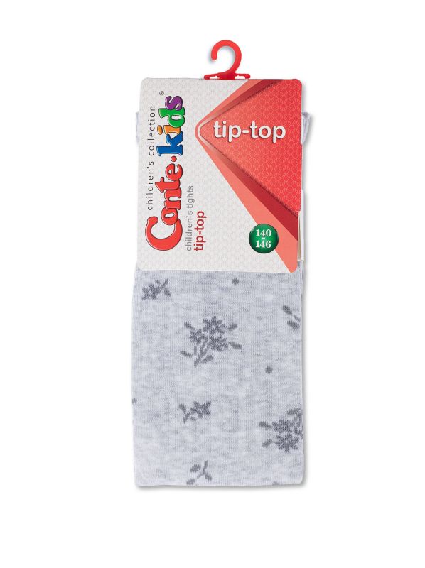 Колготки дитячі TIP-TOP, р.140-146, 466 чорний-сірий