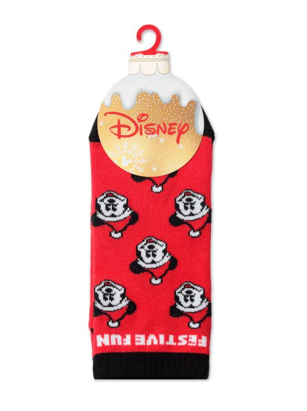 Жіночі шкарпетки бавовняні CE NEW YEAR DISNEY 21С-74СПМ, р.23-25, 648 червоний