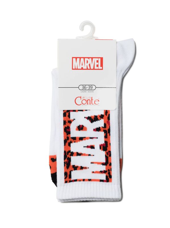 Жіночі шкарпетки бавовняні CE MARVEL 19С-116СПМ, р.23-25, 178 чорний