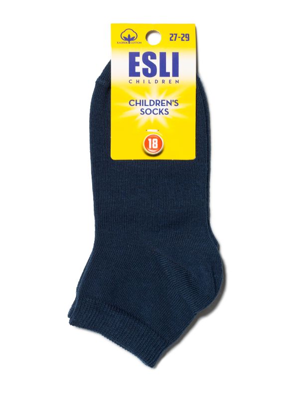 Шкарпетки дитячі E (короткі) 19С-143СПЕ, р.22, 000 чорний
