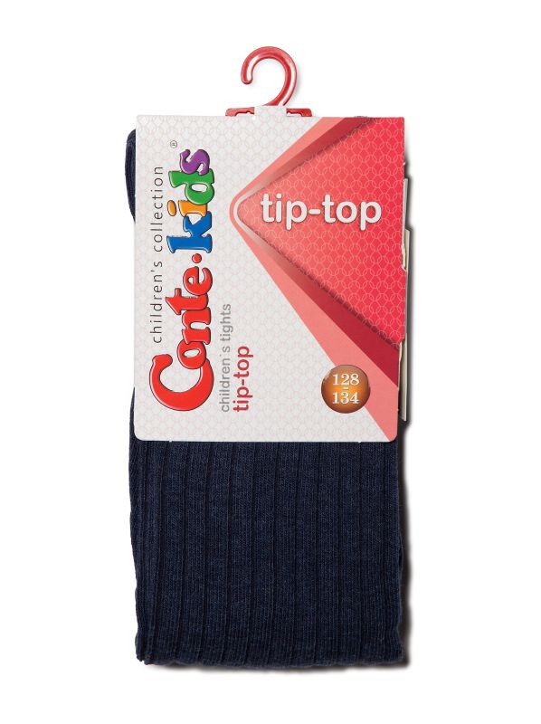 Колготки дитячі TIP-TOP, р.150-152, 466 чорний-сірий